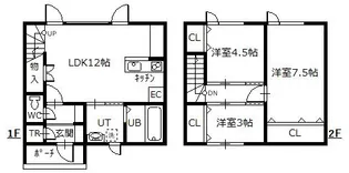 クレエ【1階】の間取り