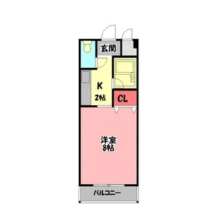 グリーンゲイブルスII【5階】の間取り