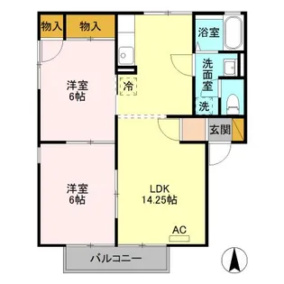 コンフォール A【2階】の間取り