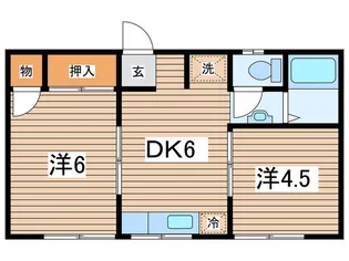 サンクレスト綱島【1階】の間取り