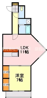 フィールドハウス千葉寺参番館【3階】の間取り