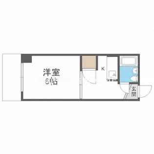 マンションKATSUDA【1階】の間取り