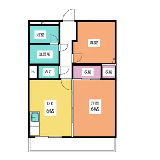 アサノハイツ【3階】の間取り