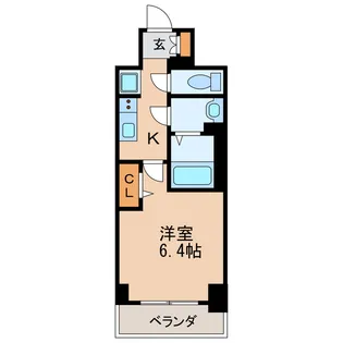 プレサンス広小路通 葵【14階】の間取り