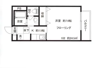 ディアスN.【1階】の間取り