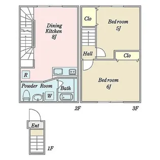 MOVE三宿【2階】の間取り