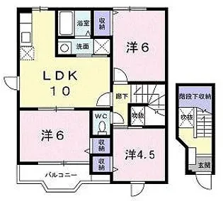 プリムローズ【2階】の間取り