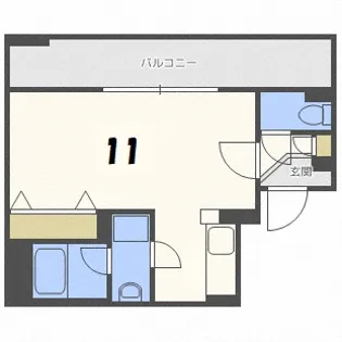 ラトゥール【14階】の間取り