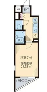 LYNX成増【1階】の間取り