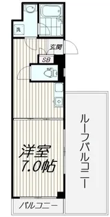 フラッツタカヤマ【3階】の間取り