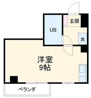 サンライズ福甚【4階】の間取り