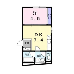 ブルー パレット 新宿中落合【2階】の間取り