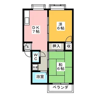 カモミール【3階】の間取り