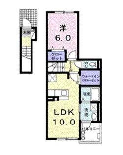 アンソレイエV【2階】の間取り