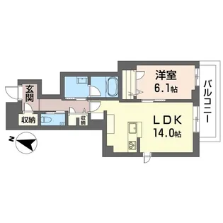 ピーノ【3階】の間取り