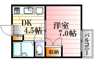 セジュール天水【2階】の間取り