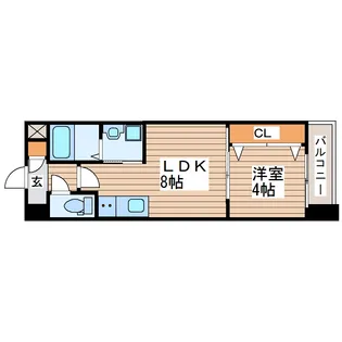 シェルグランデ泉中央【1階】の間取り