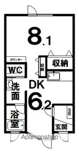 La.CarnaII【1階】の間取り