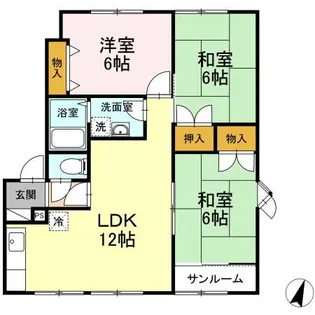メイユールハロータウン【2階】の間取り