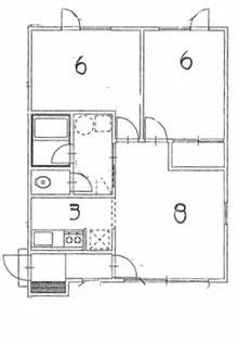 さうすあべにゅう【1階】の間取り