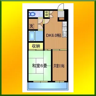 ノーブルハイツ向台【5階】の間取り