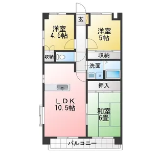 極楽館586【2階】の間取り