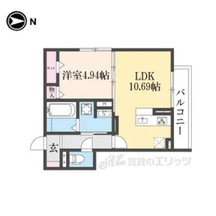 コンフォール畝傍【3階】の間取り