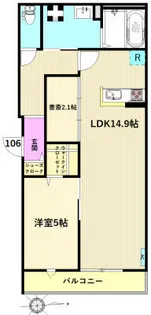 ココレジデンス【2階】の間取り
