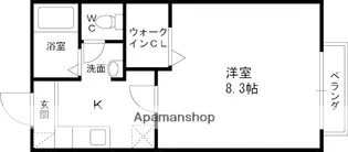 シャルム神木【1階】の間取り