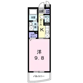 Gold M Kamo【2階】の間取り