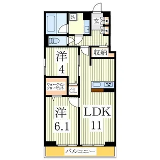 d-kuutio【1階】の間取り