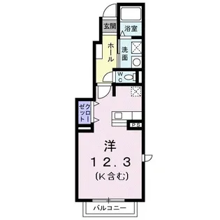 プリムローズS【1階】の間取り