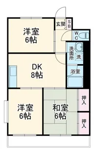 セントピアI【2階】の間取り