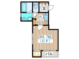 カプリチオーソ南仙台【3階】の間取り