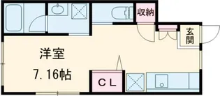 La vie belle 千歳船橋【1階】の間取り