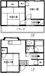 ガーデンハウス【1階】の間取り