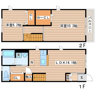 レスポワールーiの間取り