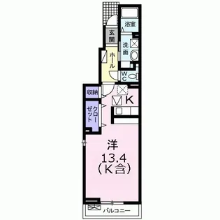 グラン・ナリーバ【1階】の間取り
