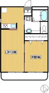 モンシャトー【3階】の間取り