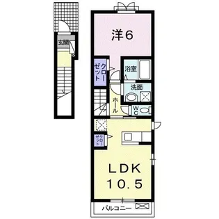 F・フォレスト【2階】の間取り