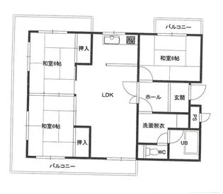 ミラーハイツタバタ【3階】の間取り