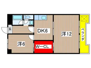 カームそうえん【2階】の間取り