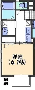 E-FLATS【2階】の間取り