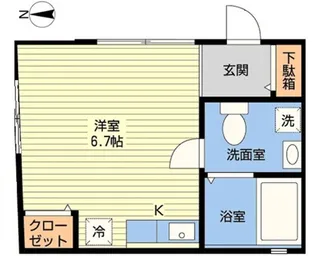Duet不動前【2階】の間取り