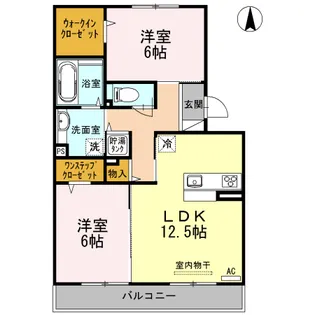 ラ ファミーユ【2階】の間取り