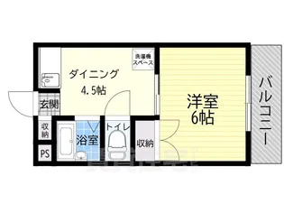 パークサイドハイツ【2階】の間取り