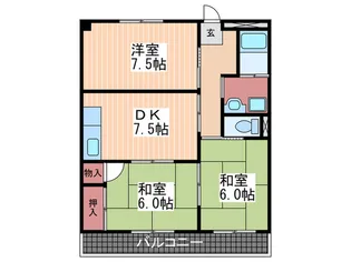 国光エクセレントビルディング【4階】の間取り