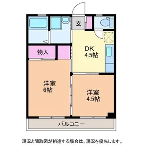 アパルト下山【2階】の間取り