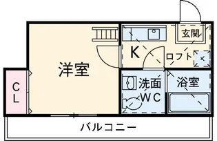 コンパートメントハウス千葉I【2階】の間取り