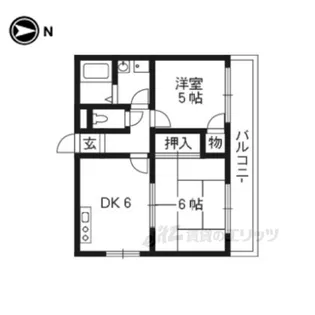 FORUM祇園【5階】の間取り
